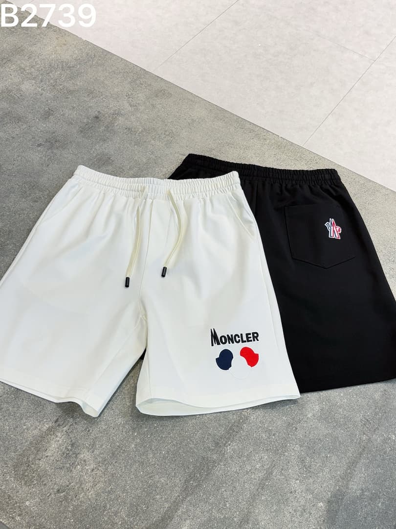 Calções Moncler Pretos Minimalistas foto 07