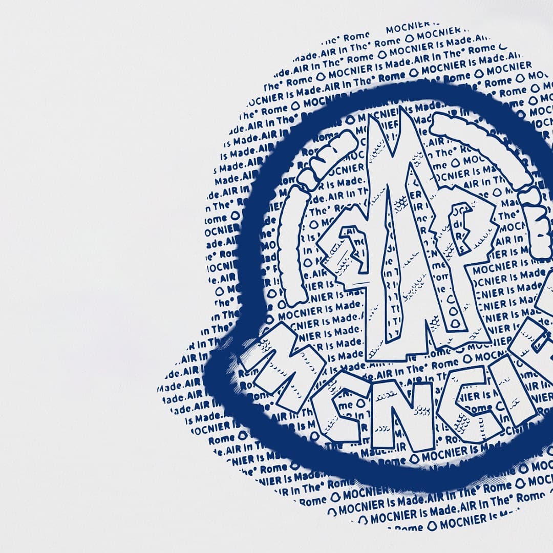 Moncler T-Shirt Logo Moncler Branco foto 04