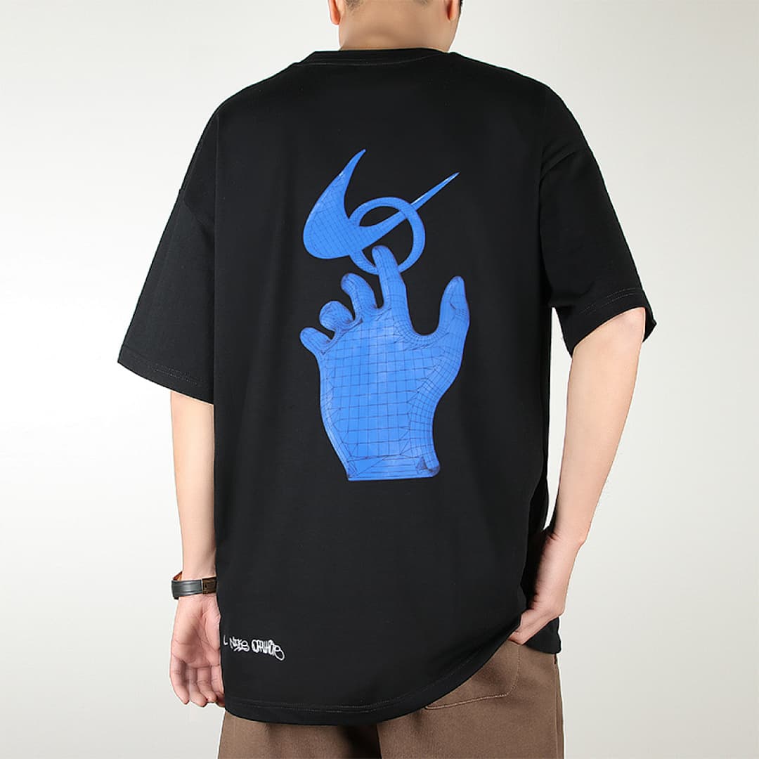 T-shirt Nike 104# Estampado Dedo foto 02
