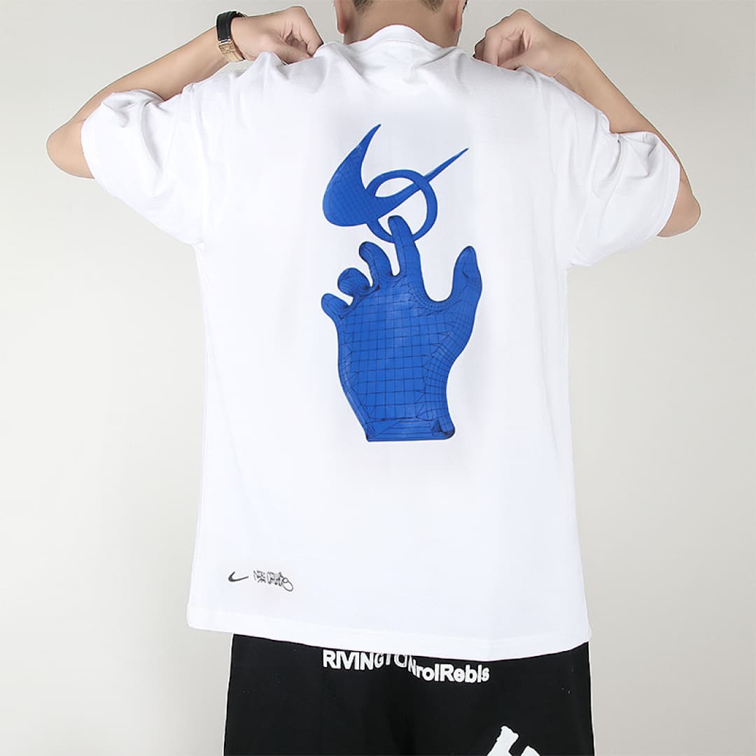 T-shirt Nike 104# Estampado Dedo foto 04