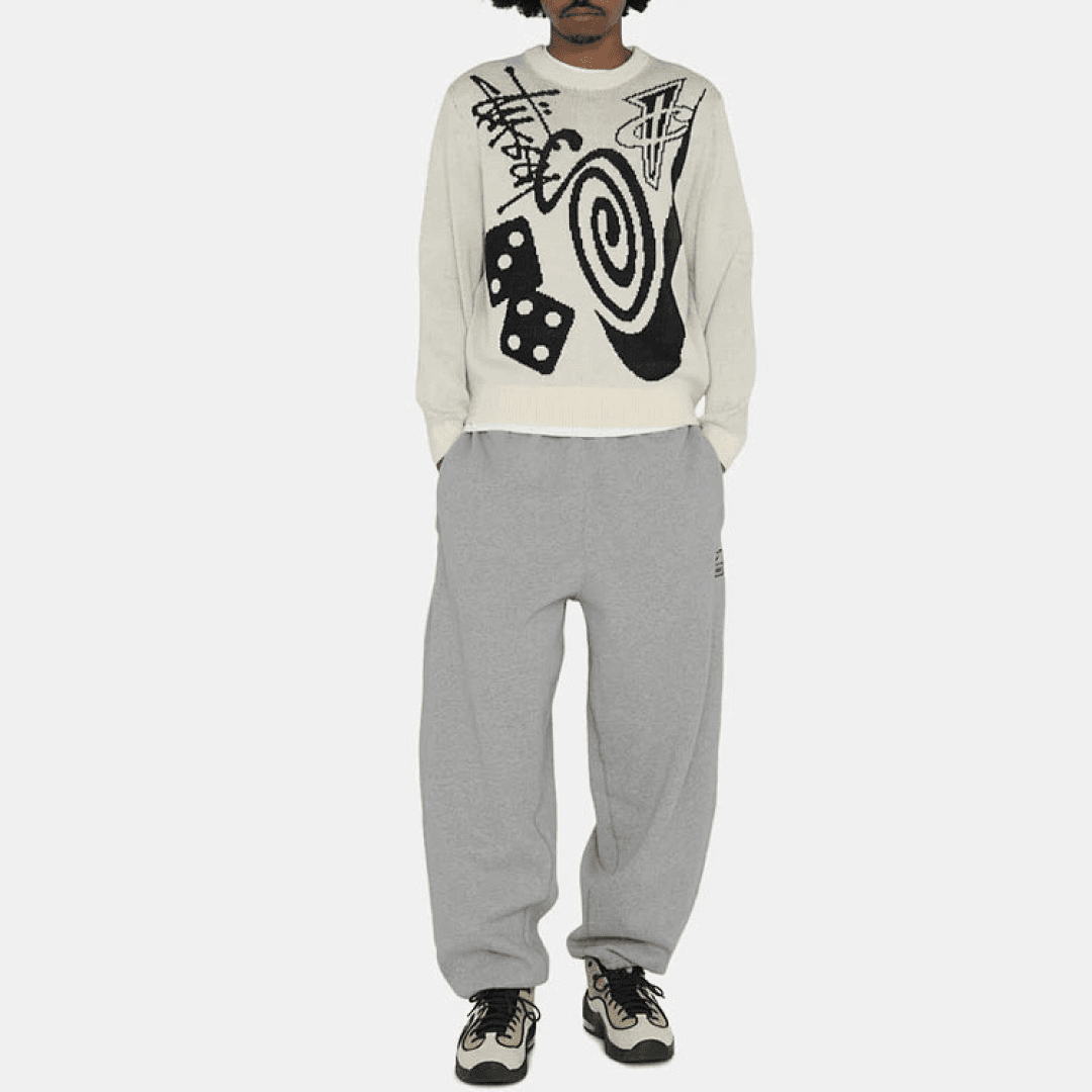 Calça Stussy x Nike 23SS Cinzento foto 01