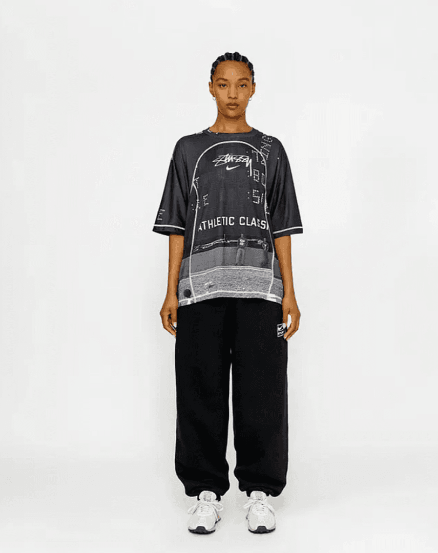 T-shirt Stussy x Nike 24SS Preto foto 05