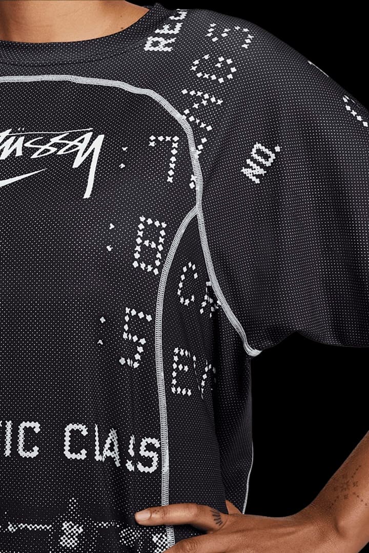 T-shirt Stussy x Nike 24SS Preto foto 06