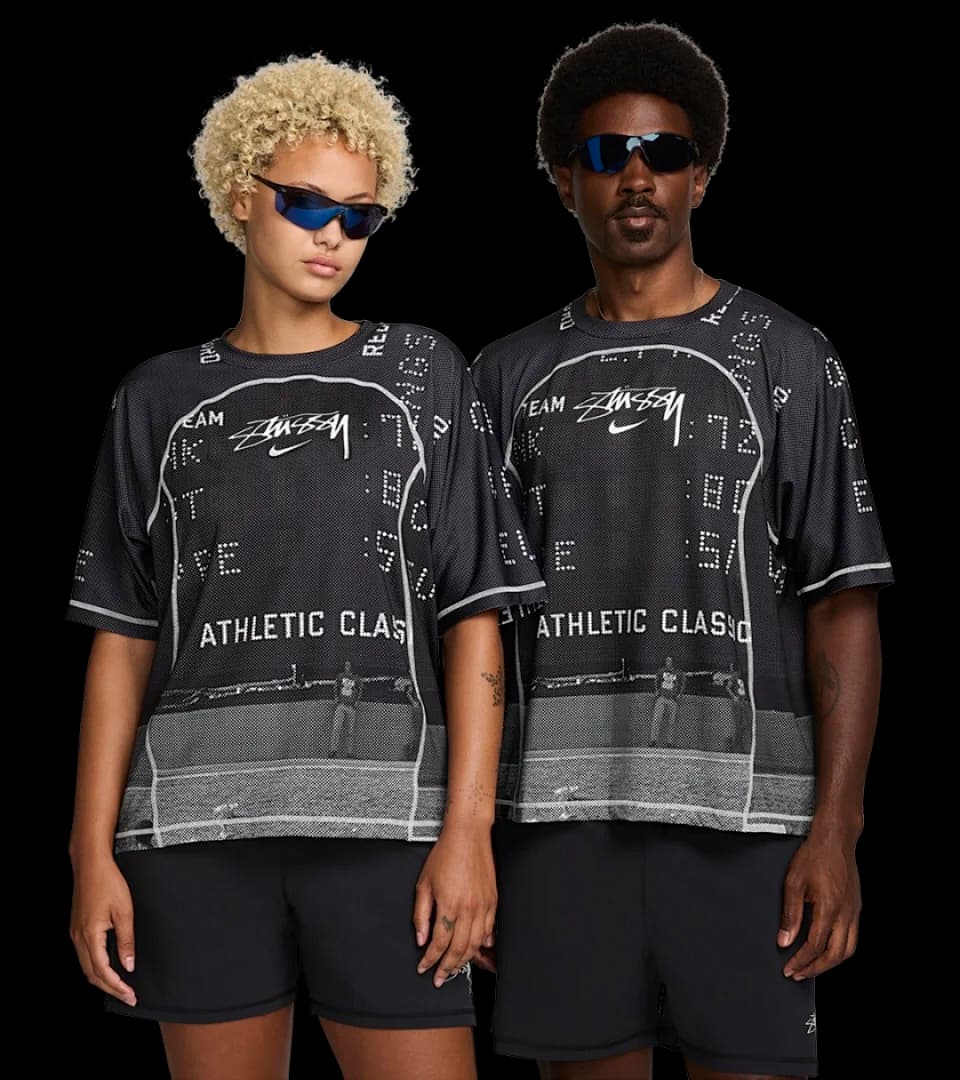 T-shirt Stussy x Nike 24SS Preto foto 09
