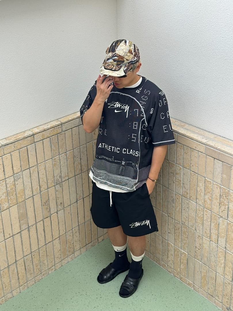 T-shirt Stussy x Nike 24SS Preto foto 13