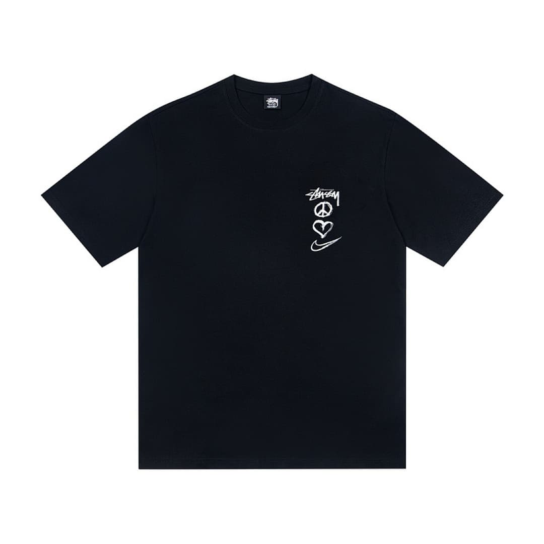 T-shirt Stussy x Nike XY113 Branco foto 01