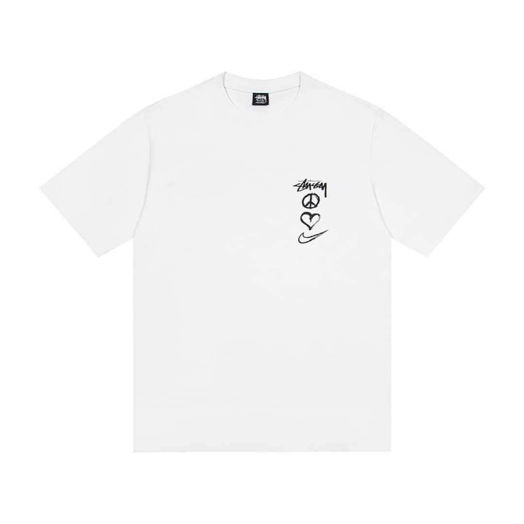 T-shirt Stussy x Nike XY113 Branco foto 03