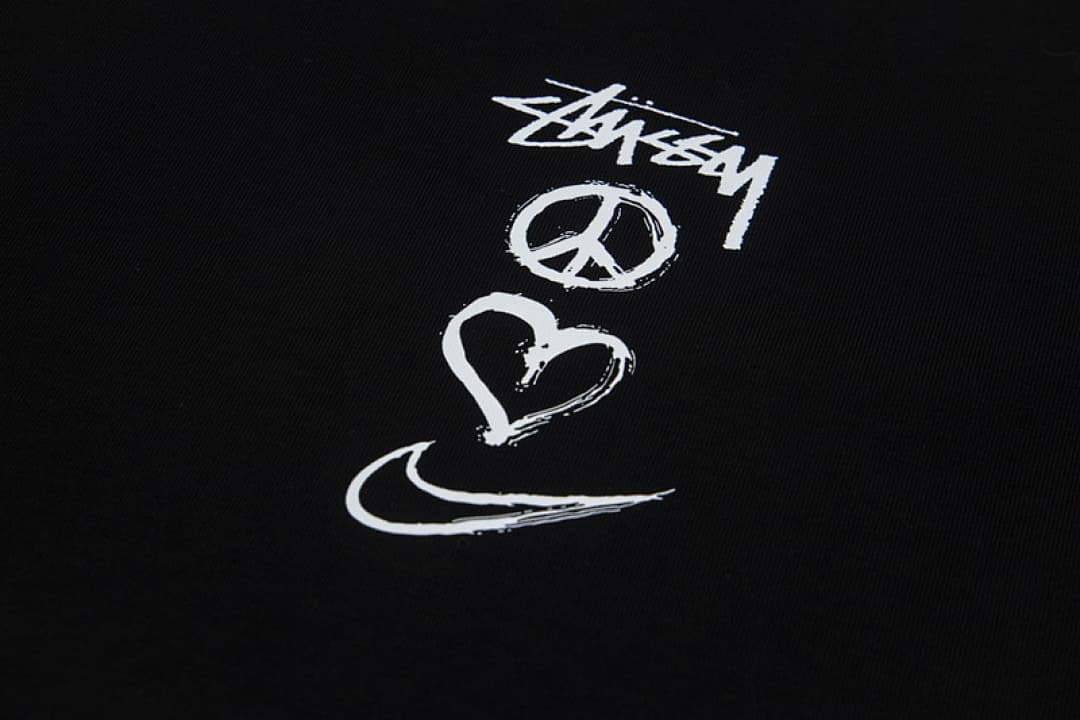 T-shirt Stussy x Nike XY113 Branco foto 07