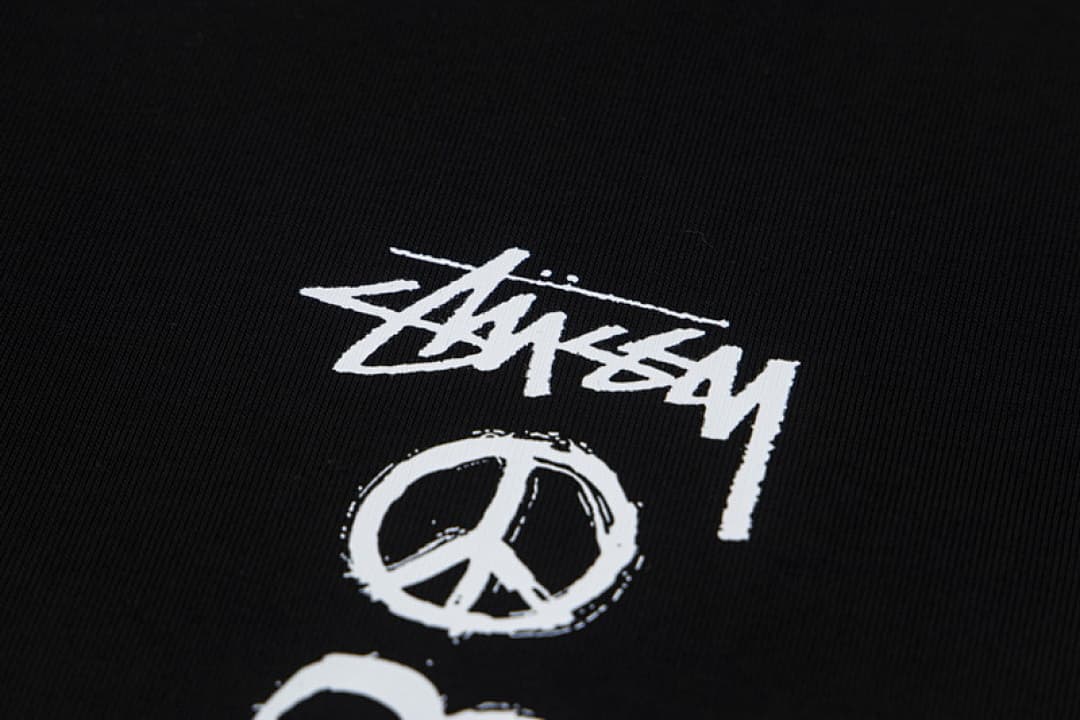 T-shirt Stussy x Nike XY113 Branco foto 08