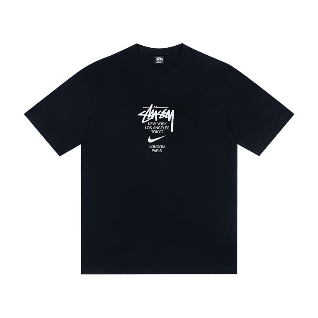 Stussy x Nike Logo Print T-Shirt foto 01