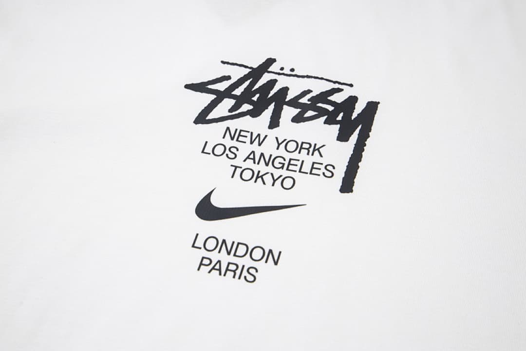 Stussy x Nike Logo Print T-Shirt foto 19
