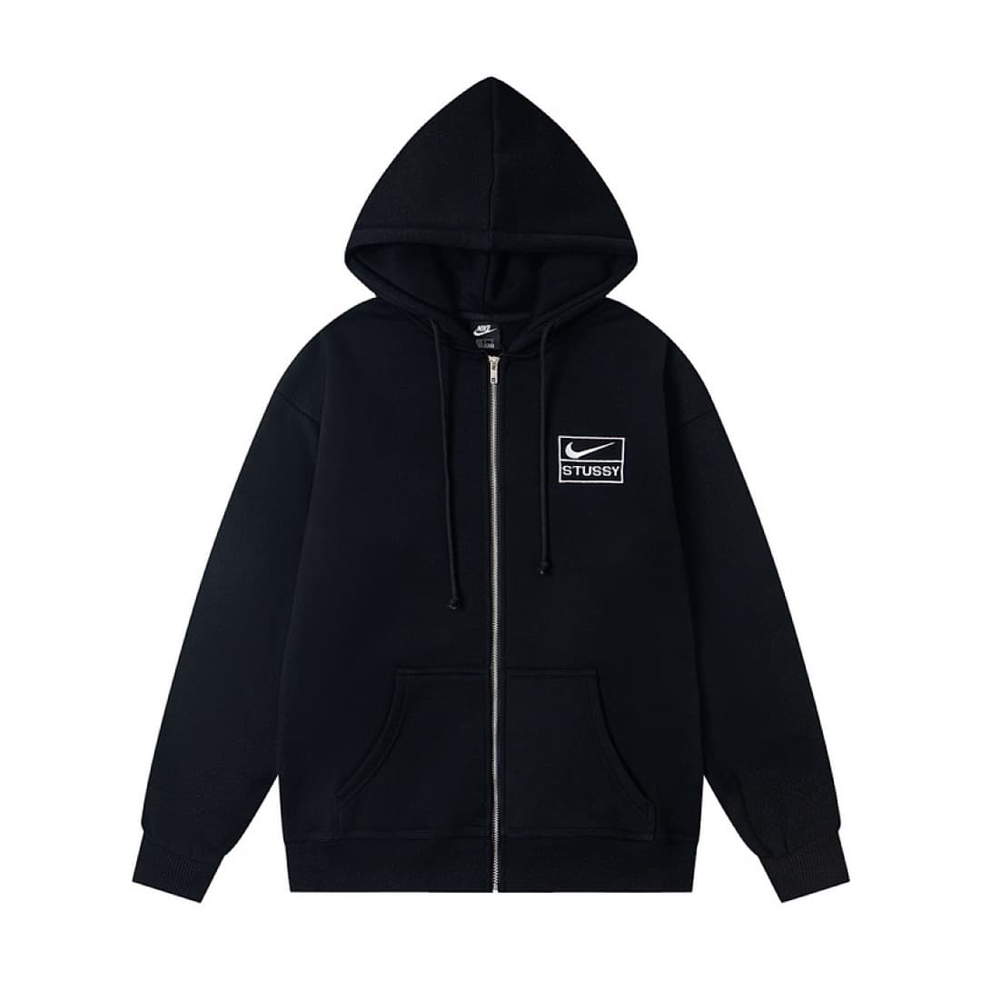 Stussy x Nike Zip-Up Hoodie Jacket foto 01