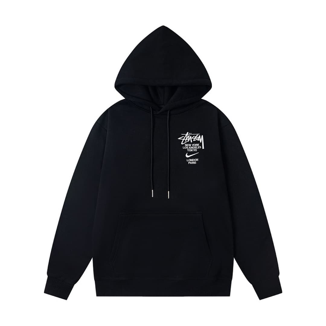 Stussy x Nike Embroidered Hoodie Sweatshirt foto 03