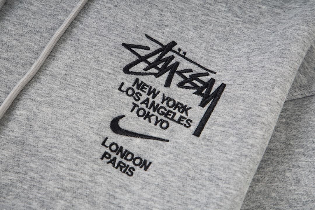 Stussy x Nike Embroidered Hoodie Sweatshirt foto 10