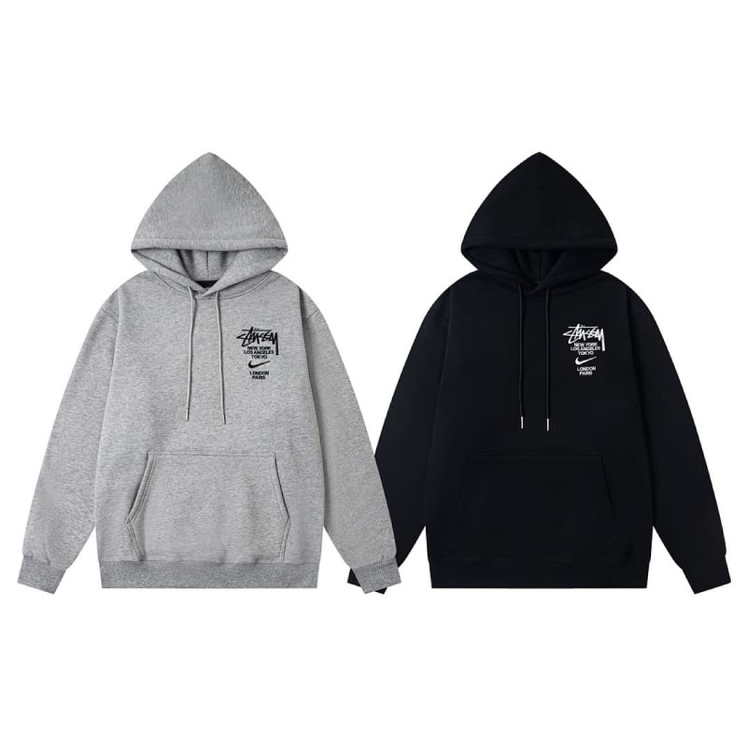 Stussy x Nike Embroidered Hoodie Sweatshirt foto 29