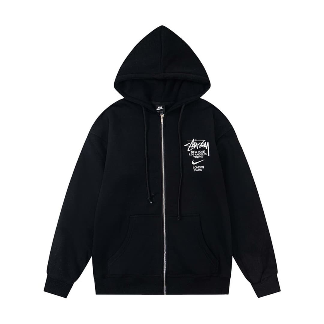 Stussy x Nike Full Zip Hoodie Jacket foto 01