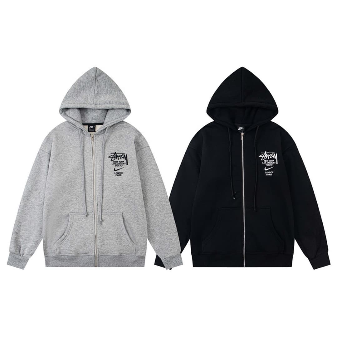 Stussy x Nike Full Zip Hoodie Jacket foto 27
