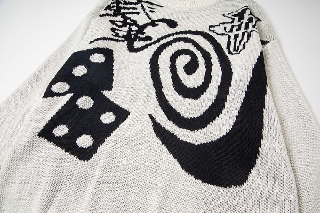 Stussy x Nike Spiral Logo Knit Sweater foto 02