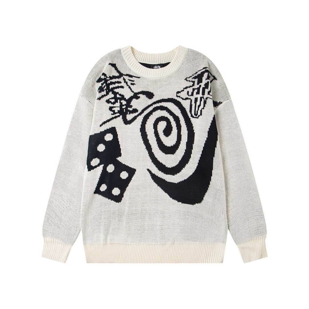 Stussy x Nike Spiral Logo Knit Sweater foto 07