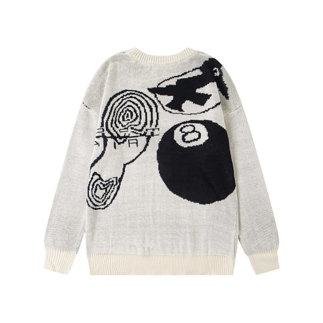 Stussy x Nike Spiral Logo Knit Sweater foto 15