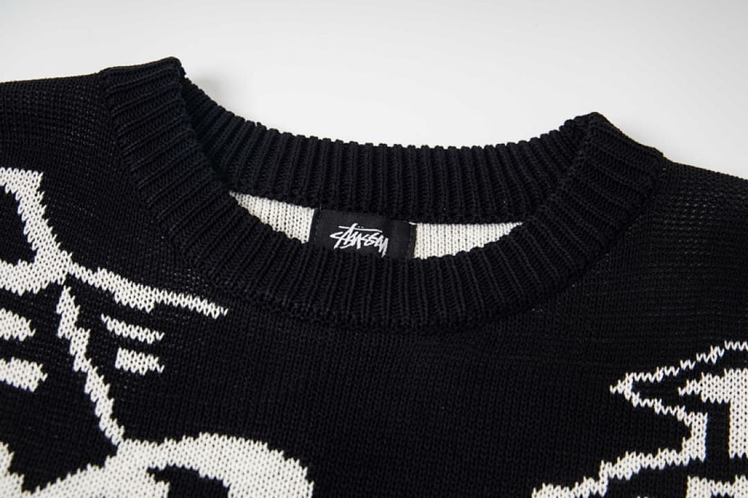 Stussy x Nike Spiral Logo Knit Sweater foto 22