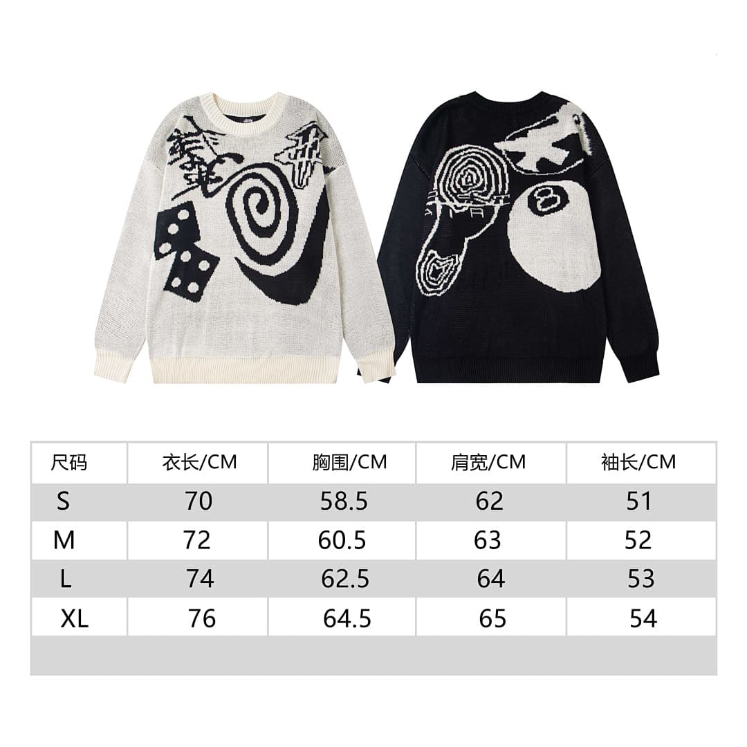 Stussy x Nike Spiral Logo Knit Sweater foto 30
