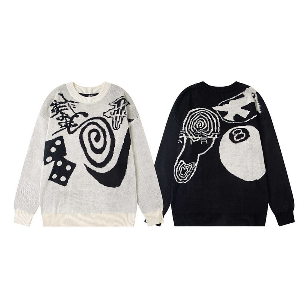 Stussy x Nike Spiral Logo Knit Sweater foto 31