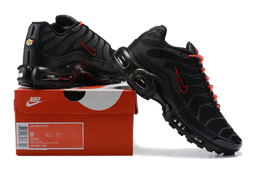Nike Air Max TN — Preto Vermelho foto 01