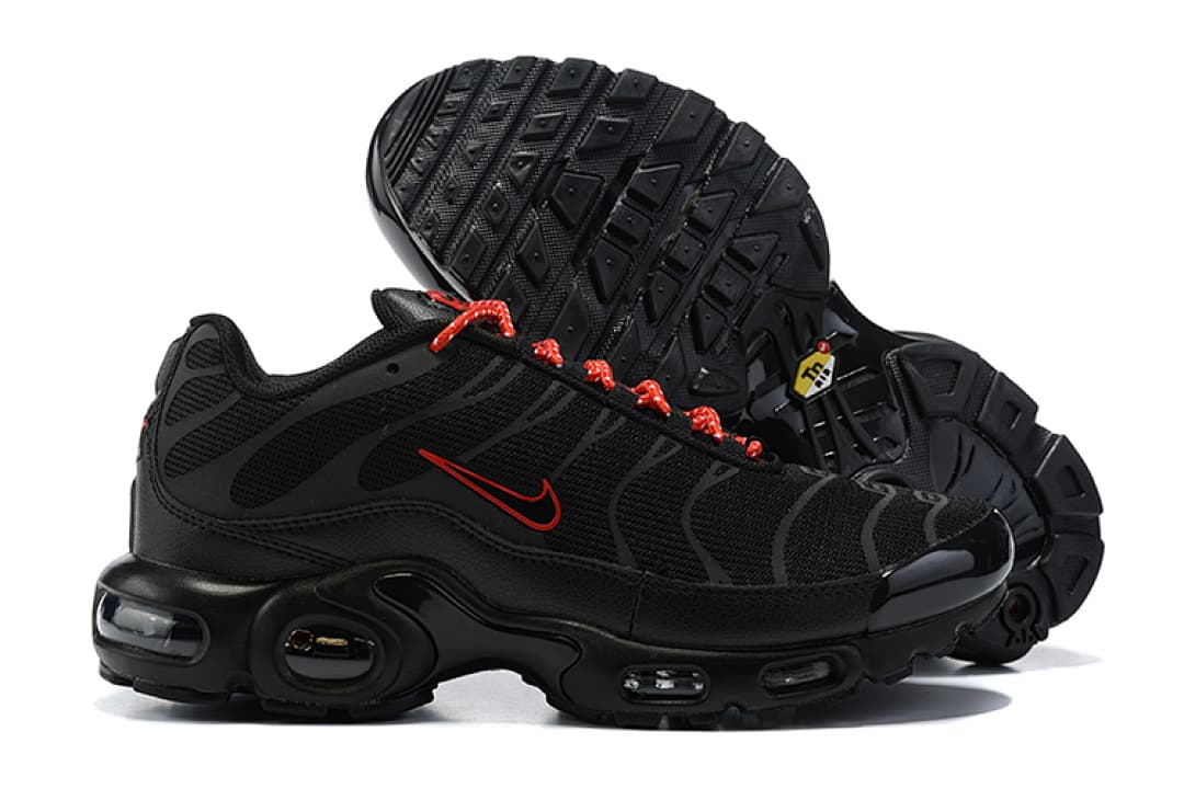 Nike Air Max TN — Preto Vermelho foto 02