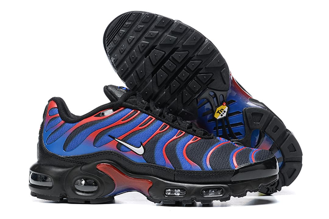 Nike Air Max TN — Preto Vermelho Azul foto 02