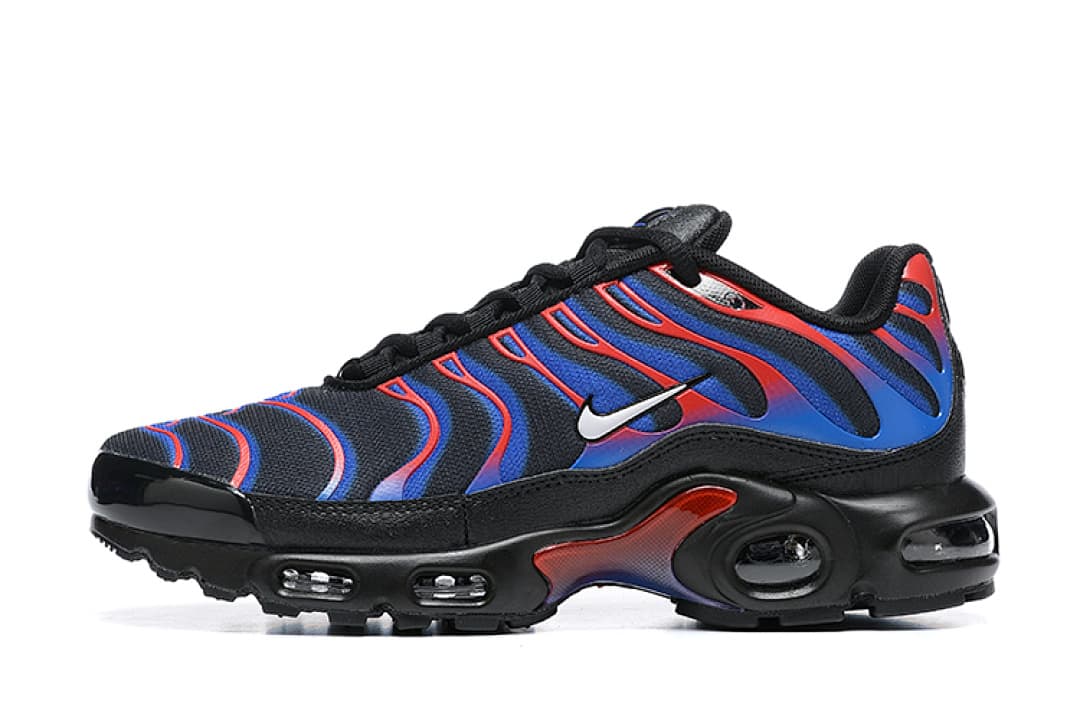 Nike Air Max TN — Preto Vermelho Azul foto 03
