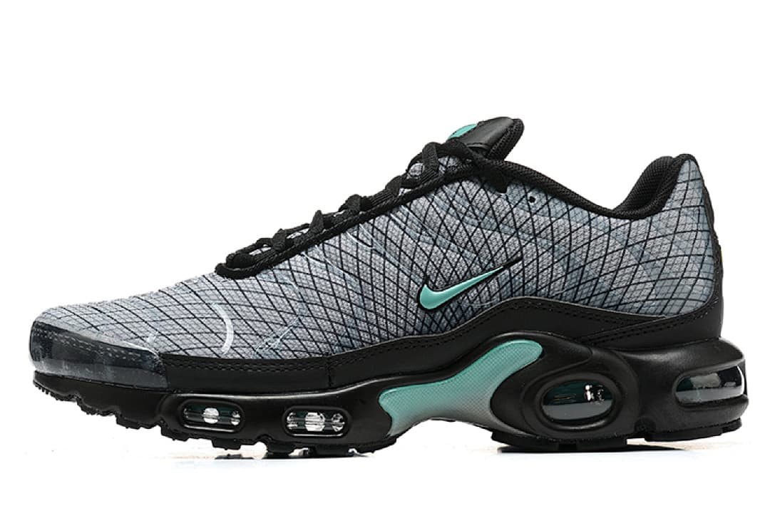 Nike Air Max TN — Cinzento Preto Turquesa foto 03