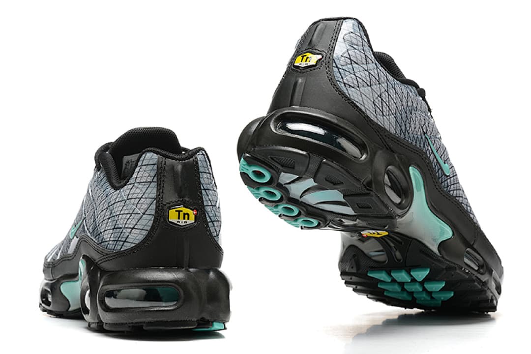 Nike Air Max TN — Cinzento Preto Turquesa foto 04
