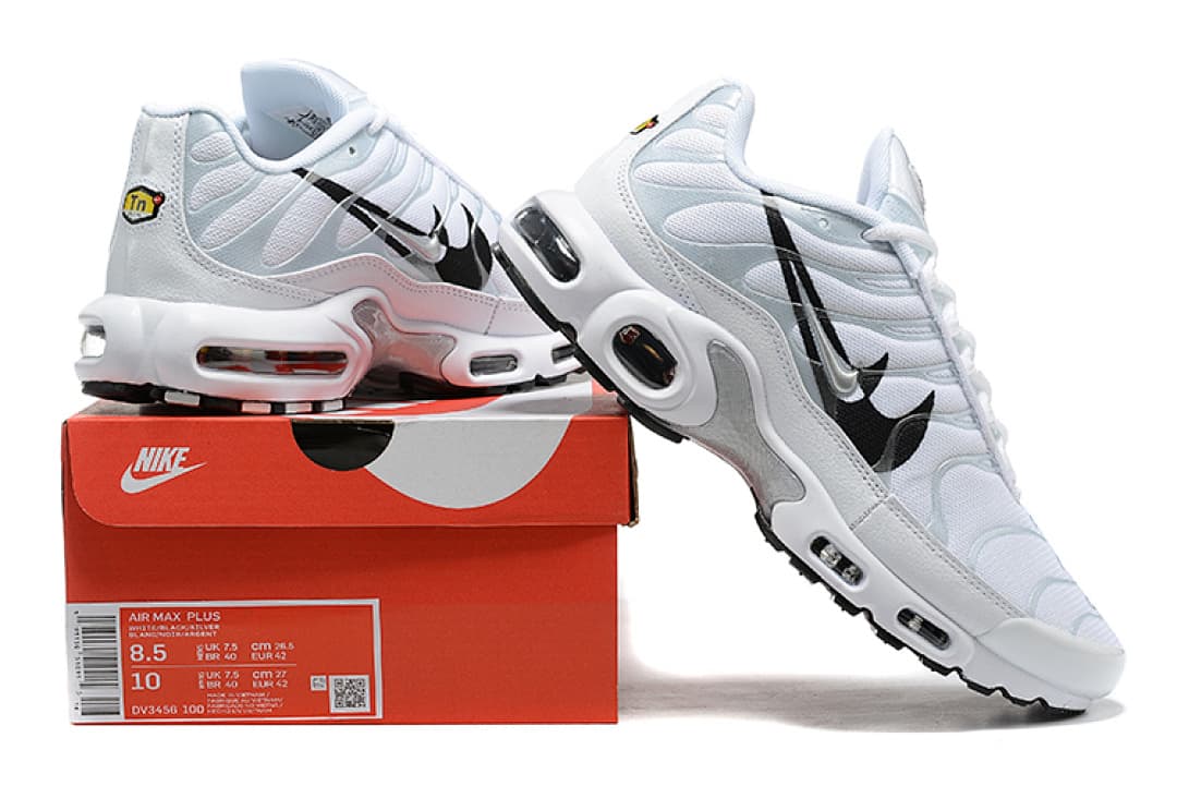 Nike Air Max TN — Branco Preto foto 01