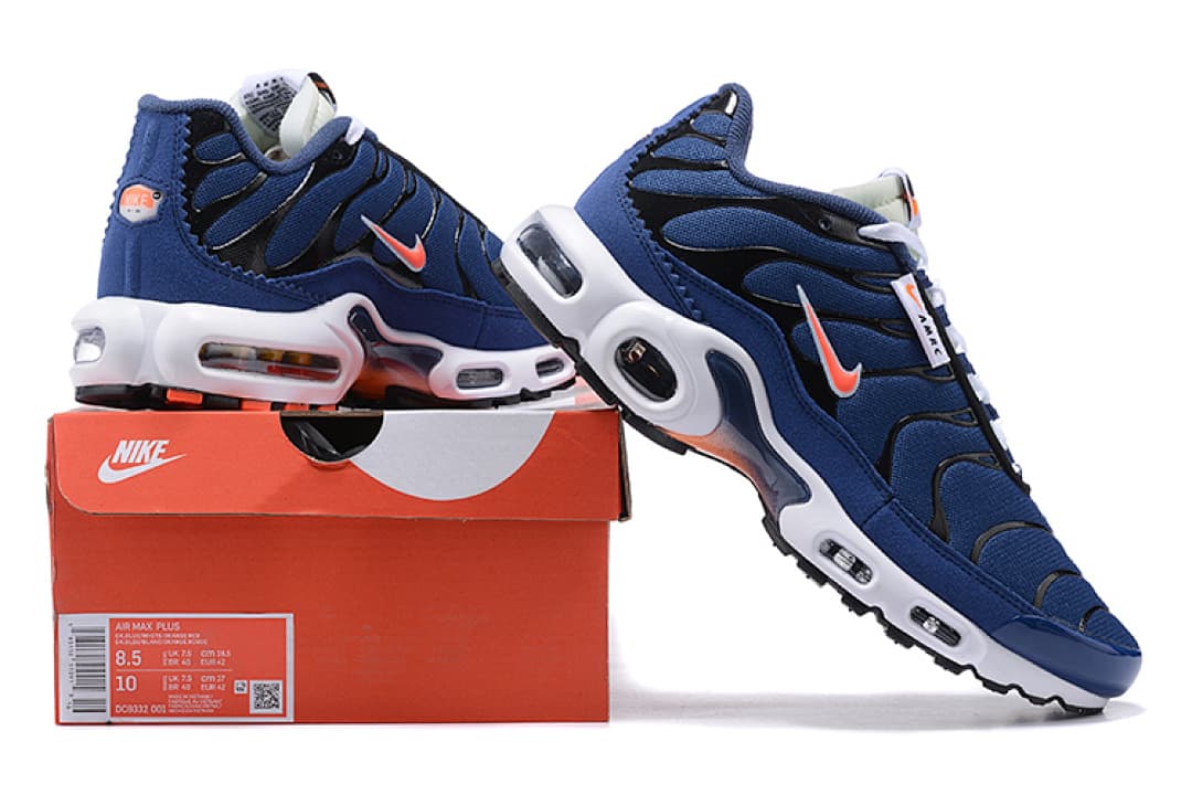 Nike Air Max TN — Azul Marinho Branco Laranja foto 01