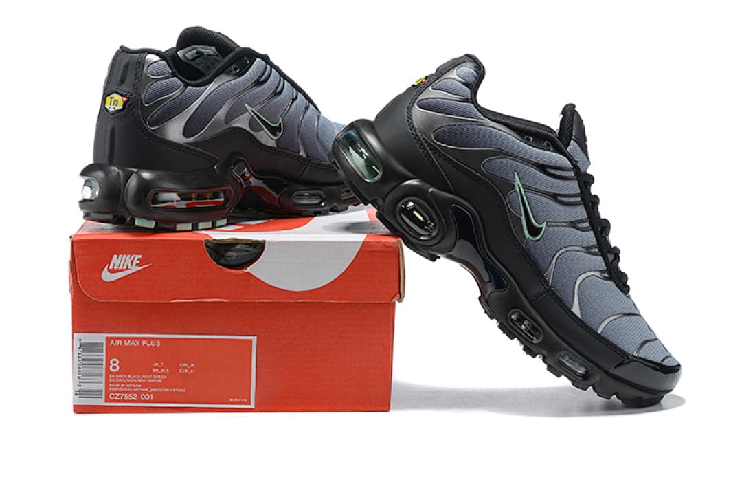 Nike Air Max TN — Cinzento Preto Verde Menta foto 01