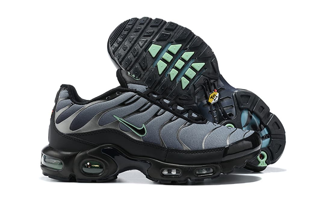 Nike Air Max TN — Cinzento Preto Verde Menta foto 03