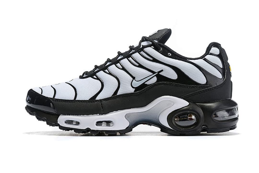 Nike Air Max TN — Preto Branco Cinzento foto 02
