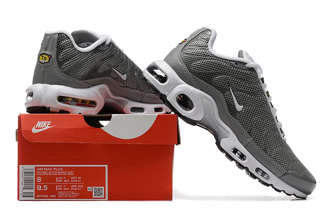Nike Air Max TN — Cinzento Branco Preto foto 02