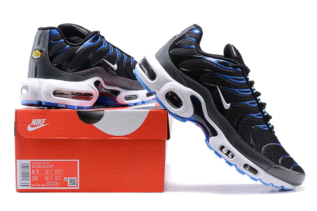 Nike Air Max TN — Preto Cinzento Azul foto 01