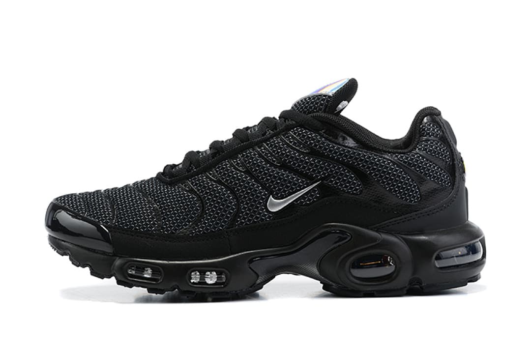Nike Air Max TN — Preto Malha Branco Azul foto 03