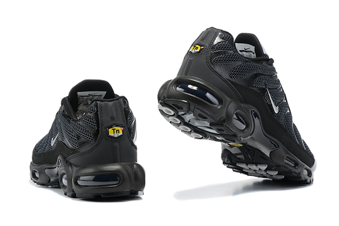 Nike Air Max TN — Preto Malha Branco Azul foto 04