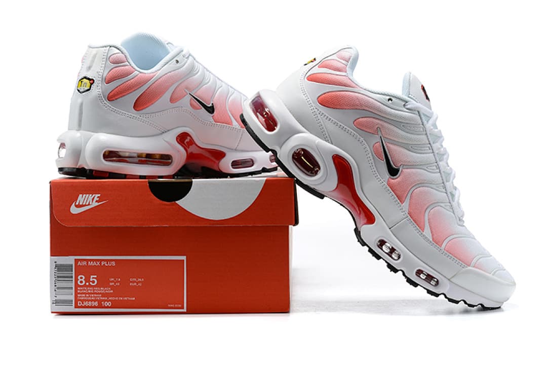 Nike Air Max TN — Branco Rosa Vermelho foto 01