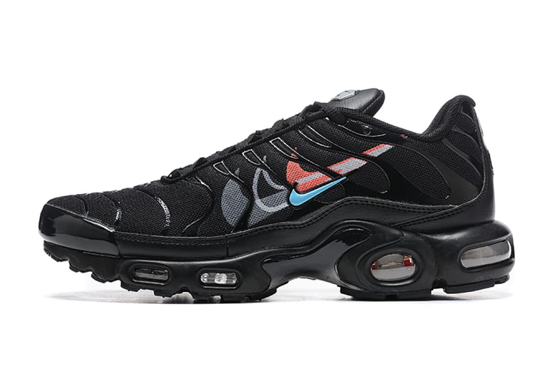 Nike Air Max TN — Preto Vermelho Azul foto 03
