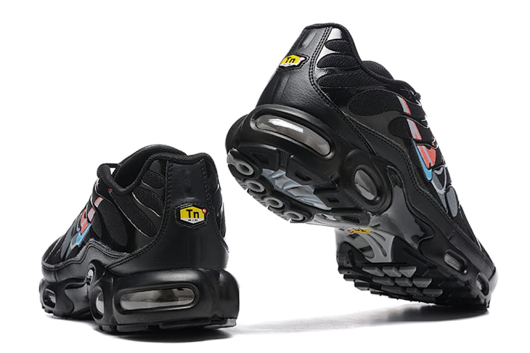 Nike Air Max TN — Preto Vermelho Azul foto 04