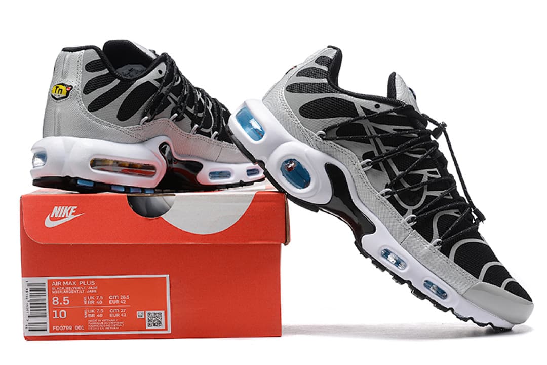 Nike Air Max TN — Cinza Branco Azul foto 01