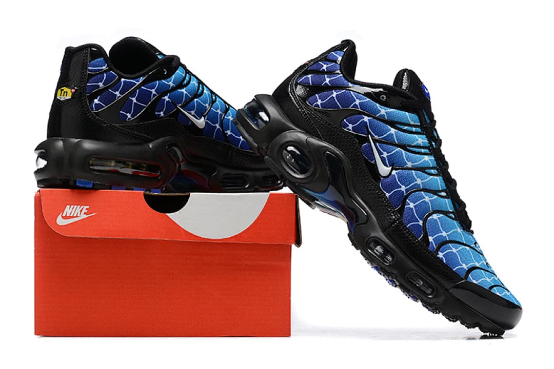 Nike Air Max TN — Black Royal Blue Grid foto 01