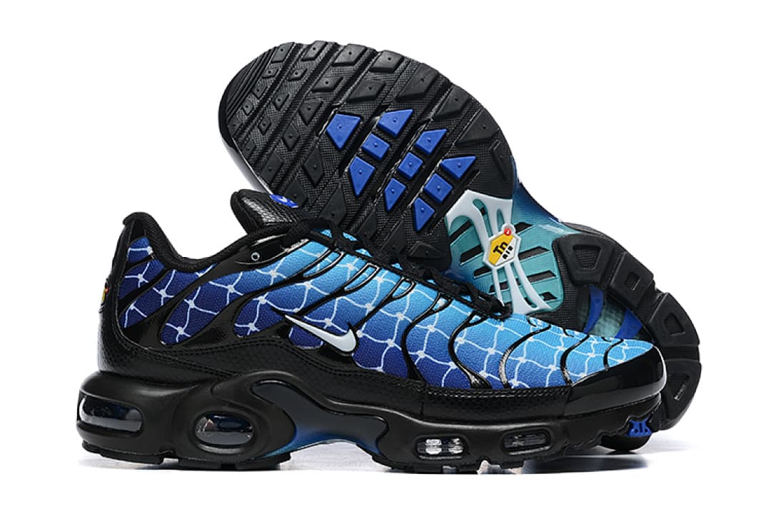 Nike Air Max TN — Black Royal Blue Grid foto 02