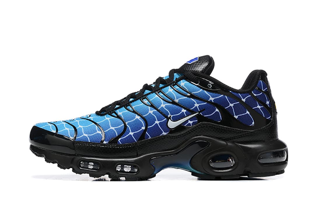Nike Air Max TN — Black Royal Blue Grid foto 03
