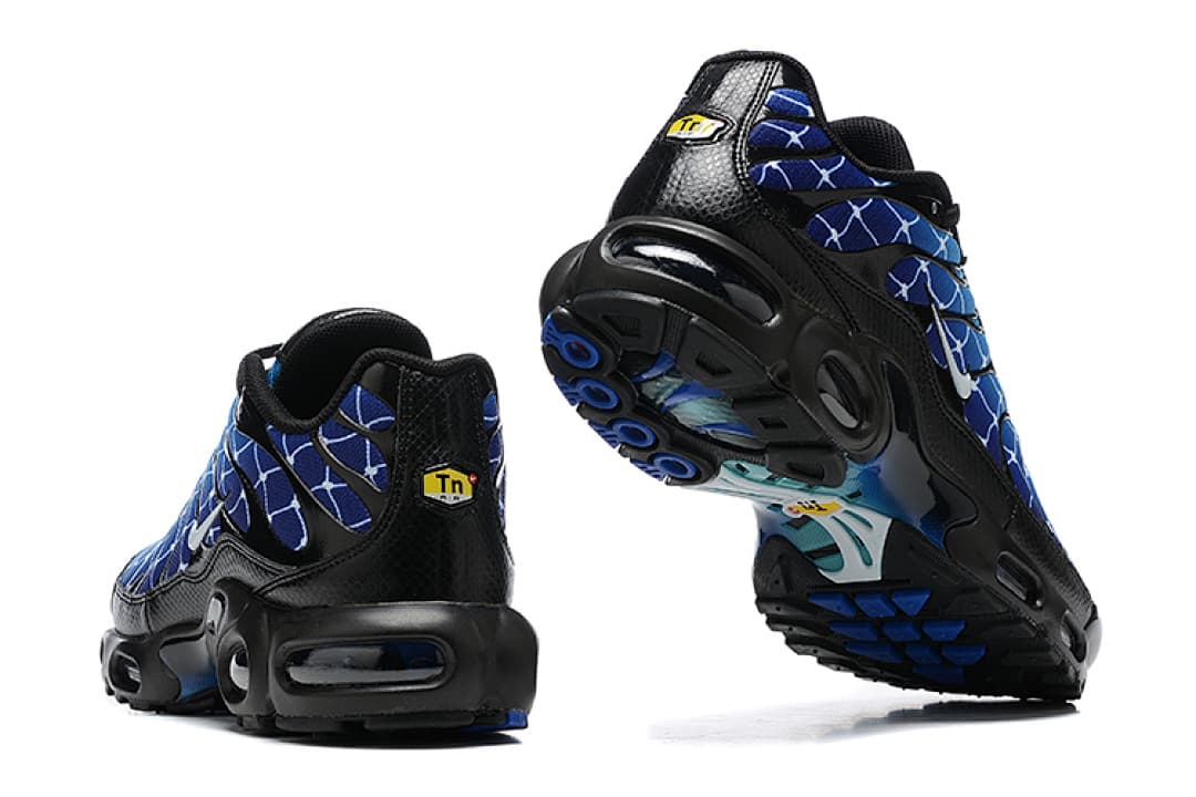 Nike Air Max TN — Black Royal Blue Grid foto 04